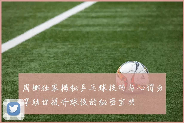 周娜独家揭秘乒乓球技巧与心得分享助你提升球技的秘密宝典