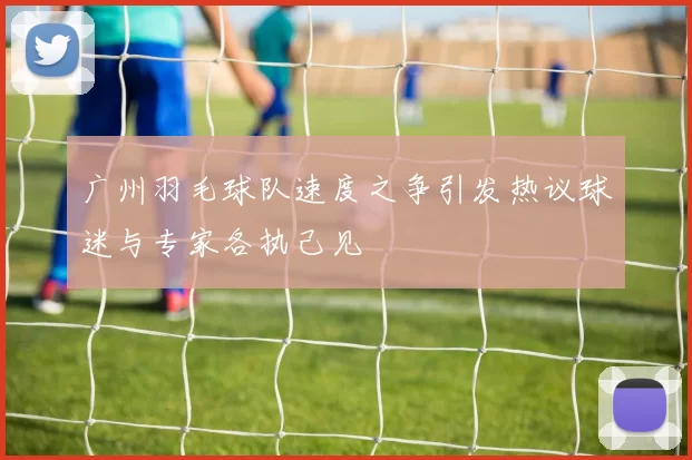 广州羽毛球队速度之争引发热议球迷与专家各执己见